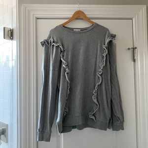 Ruffle sweater